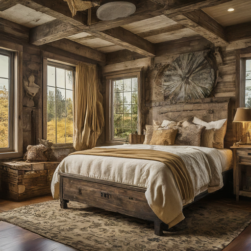 rustic bedroom interior design